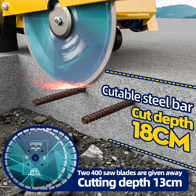 500mm Asphalt Concrete Road Cutting Machine Diesel Engine Floor Slab Road Cutter