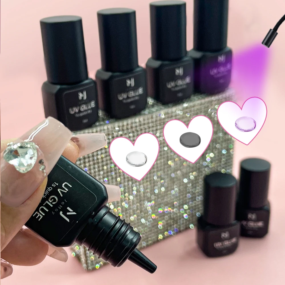 Special for uv lamp Waterproof Eyelash Extension Glue Custom Lash Glue For Eyelash Extension Black Clear UV Eyelash Glue