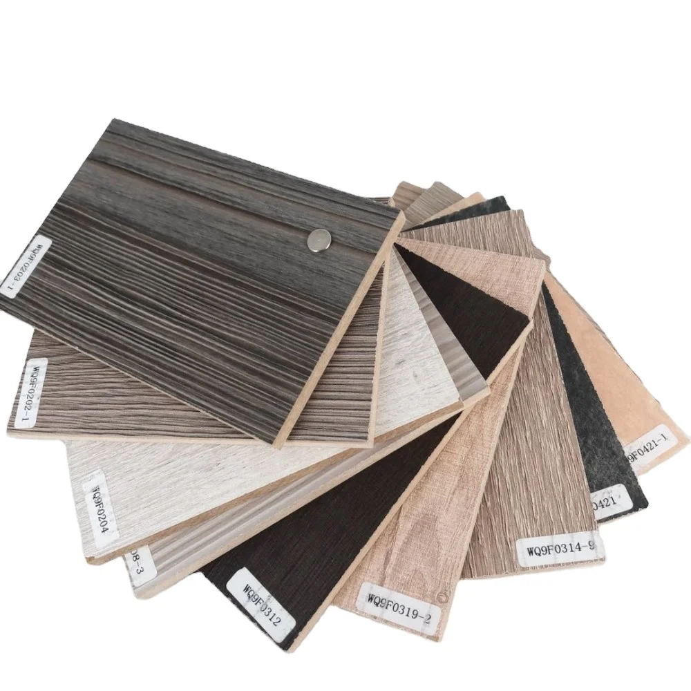 Super matt uv melamine mdf board sheet 18mm with solid woodgrain colors 4x8ft