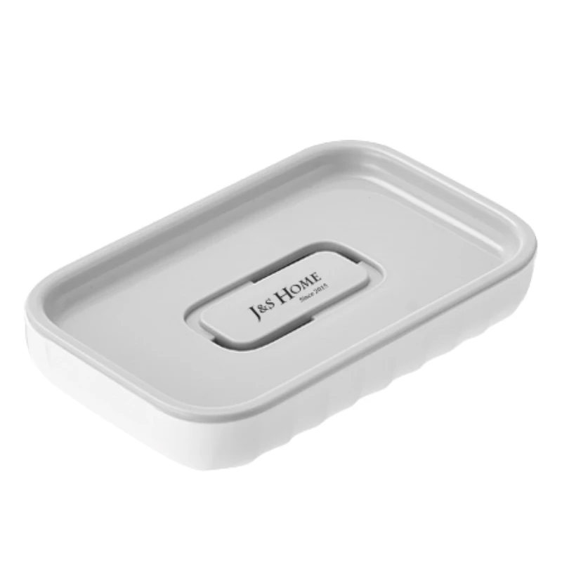 Экологичные аксессуары для ванной комнаты двухслойный дизайнерский держатель мыла прямоугольная пластиковая мыльница