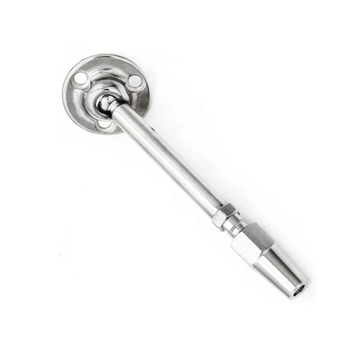 Stainless Steel 316L Rail HandiSwage Cable Tensioner With Compression Fitting with Adjuster Flat