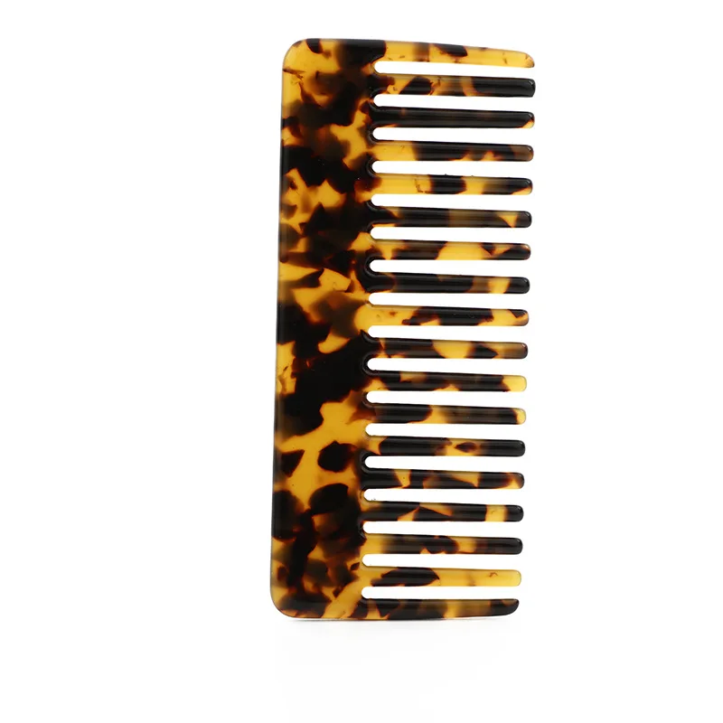 Custom Logo Acetate Straight Hair Combs For Salon Hairdressing For Salon Hair Comb