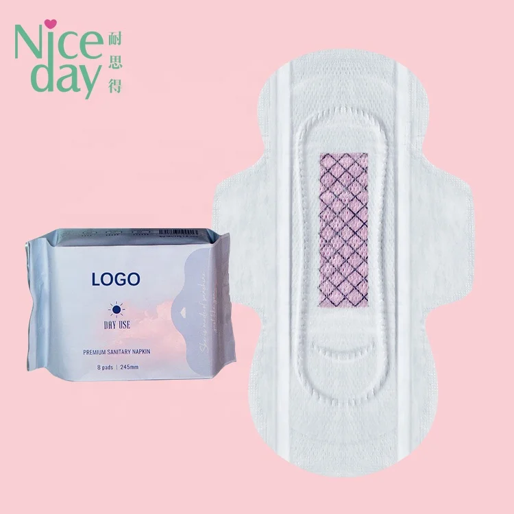 Wholesale Biodegradable Organic Sanitary Pads Women Menstrual Lady Anion Sanitary Napkin