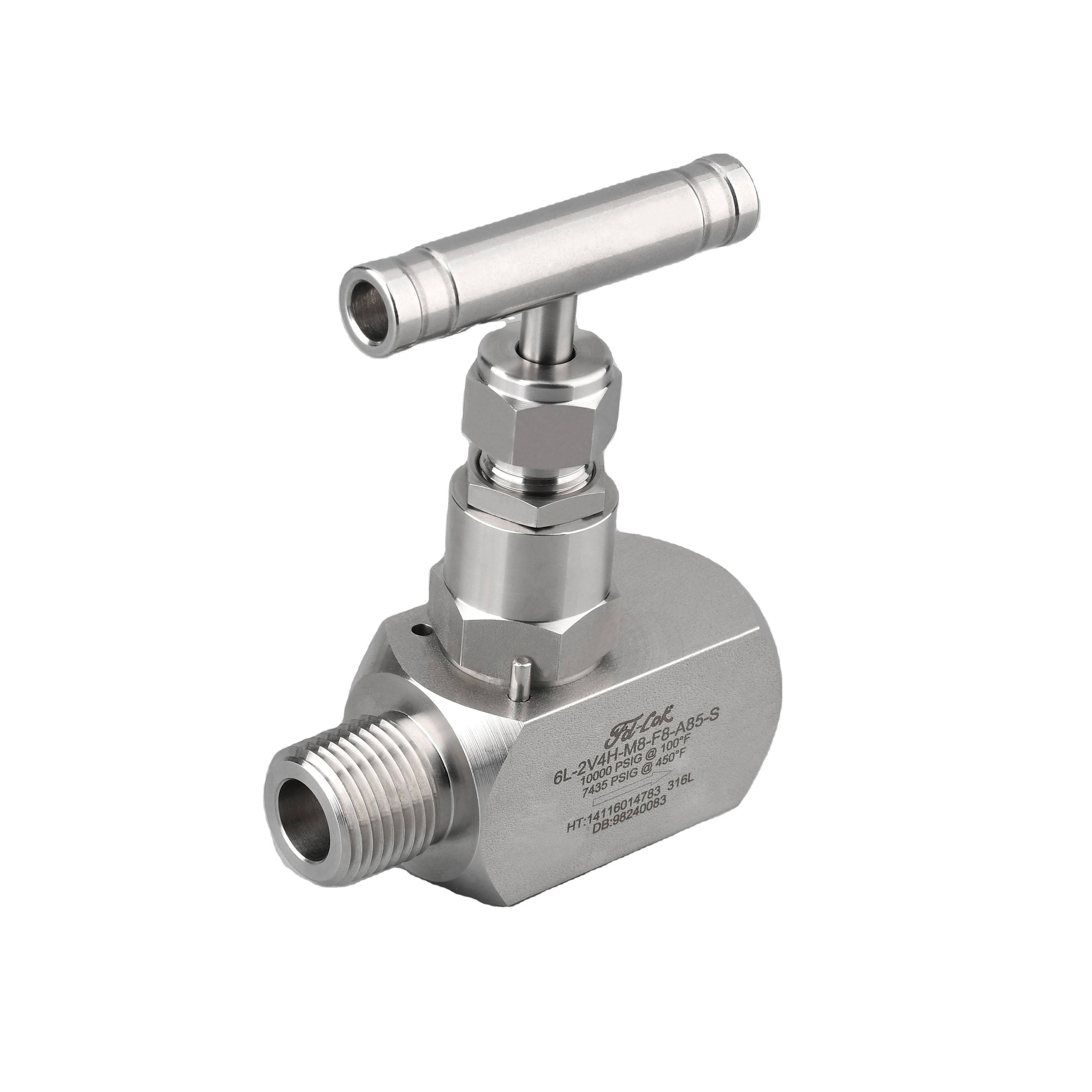 High Pressure Needle Valve Oil&gas Instrument Valve 6000psi Stainless Steel OEM Standard High Temperature Manual Valve General