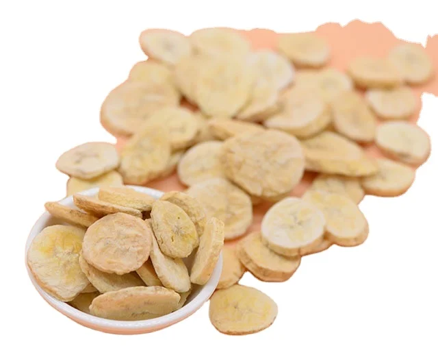 Dried fruit healthy food banana freeze dried Banana chips