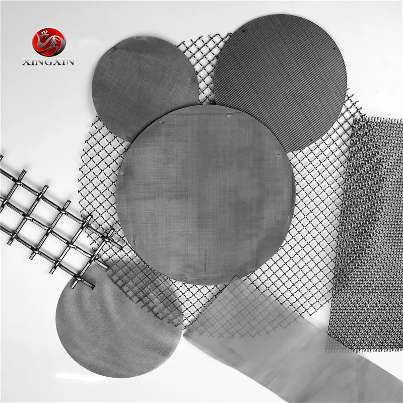 polishing stainless steel cutting filter wire mesh round disc