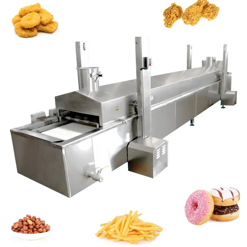 Automatic Chicken and Potato Chips Fryer Machine Gas Pressure Design; Competitive Price for Production Line