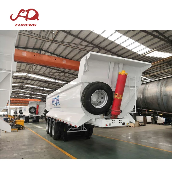 Прочный 3 4 оси 25 30 cbm по индивидуальному заказу U квадратной формы самосвал прицеп задние для продажи