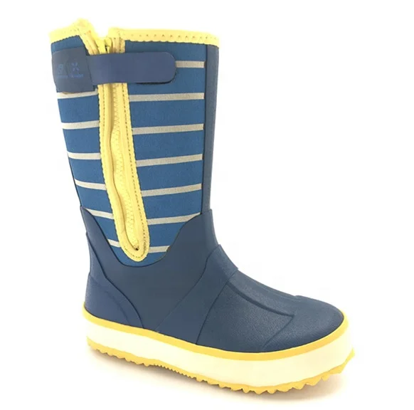 
New Popular Most Comfortable Boys Girls Neoprene Wellington Field Wellies Kids Bootie Boots 