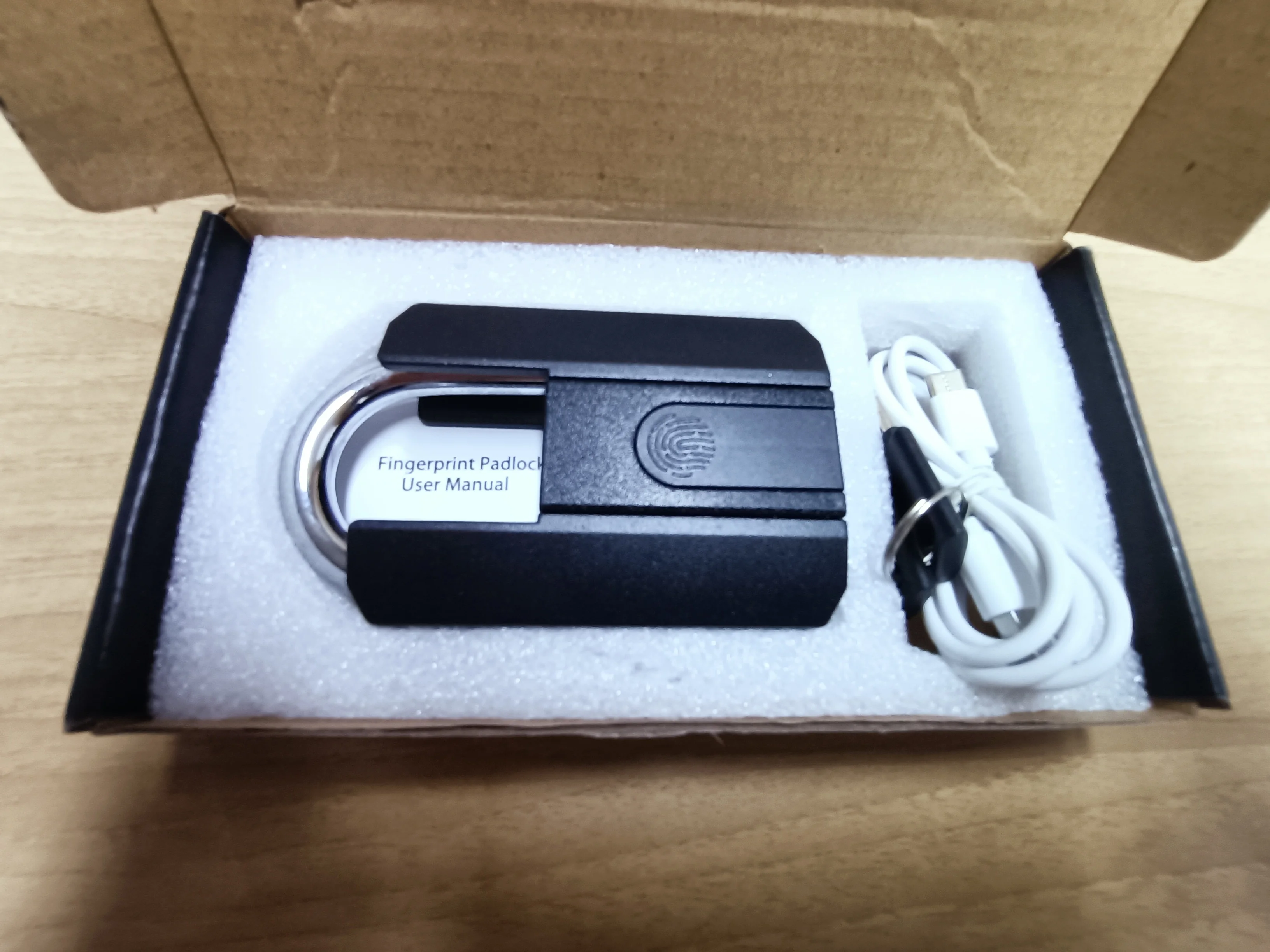 Большой биометрический IP67 водонепроницаемый смарт-замок с отпечатком пальца TTLOCK навесной замок с ключом