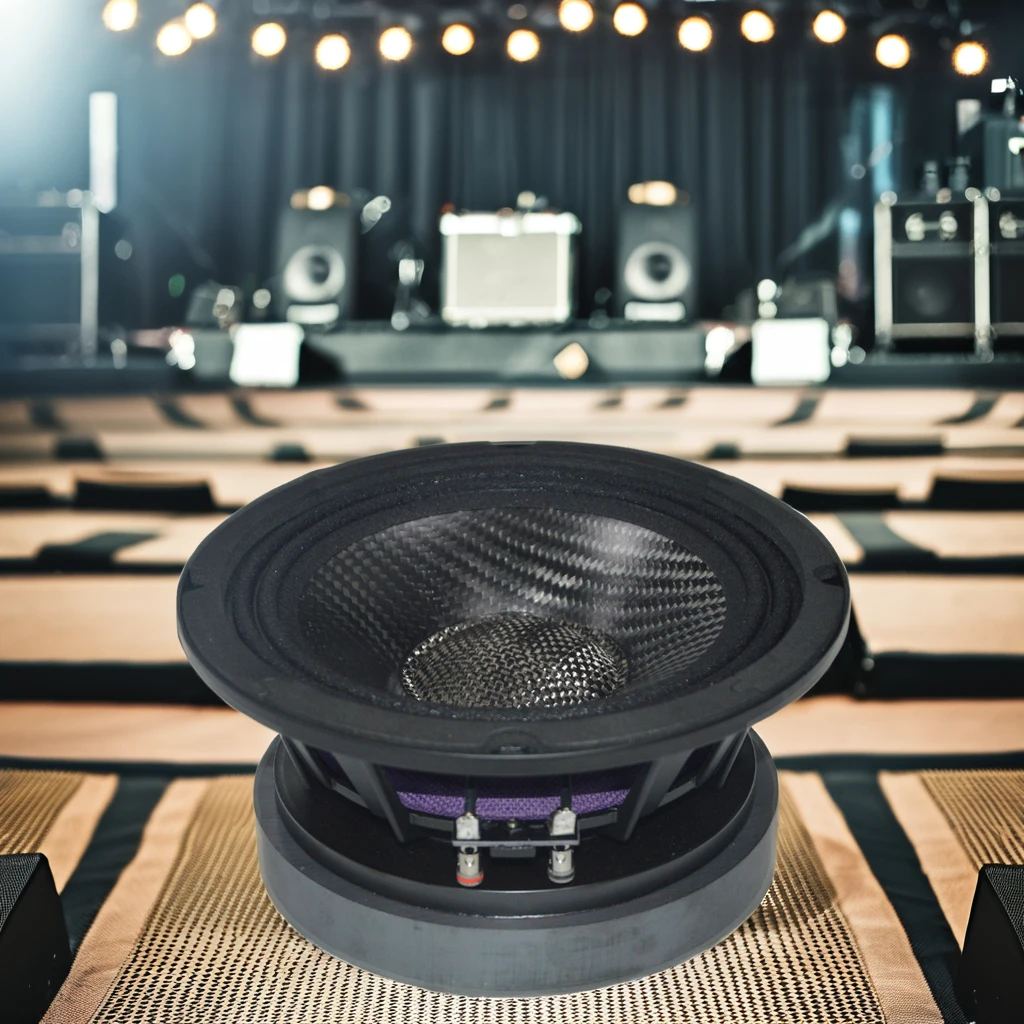 650-049 Newly Version 6.5 Inch Full Range Speaker 400W Max 2 Inch Coil Carbon Cone Professional Audio PA Speaker For Home Audio