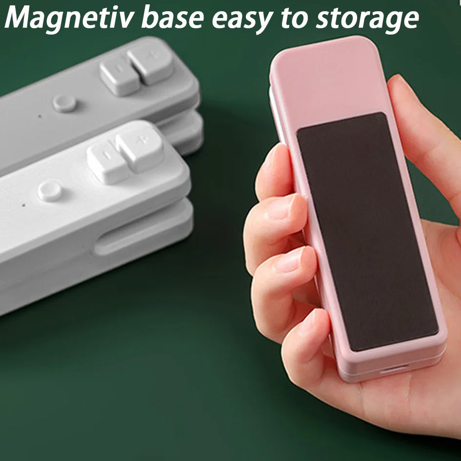 Chitwan household home used mini ABS plastic usb electric heat snack bag food sealer and cutter portable sealing machine package