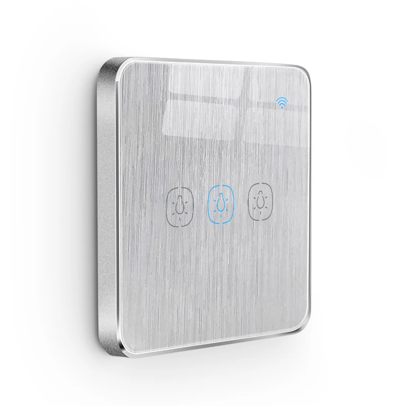  Смарт-переключатель Tuya Smart Life 3 клавиши Wi-Fi управление голосом