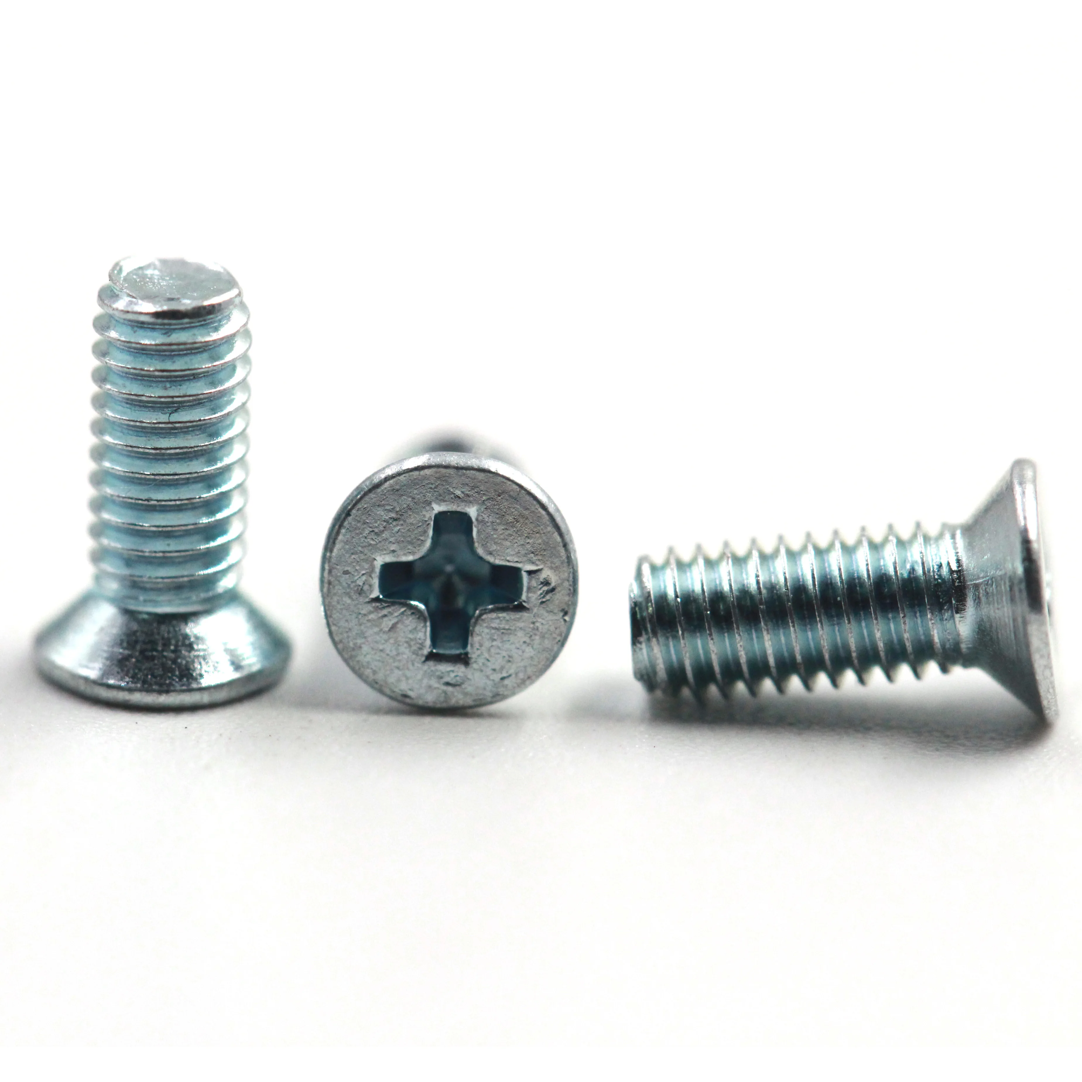 M3 steel zinc plated  CounterSunk Screw Metric Cross Recessed Flat Head Machine Screw