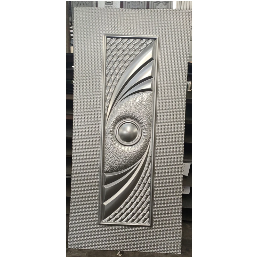 Apartment Security Laminated Primer Panel Steel Metal Cold Rolled Embossed Galvanized Steel Door Skin Sheet