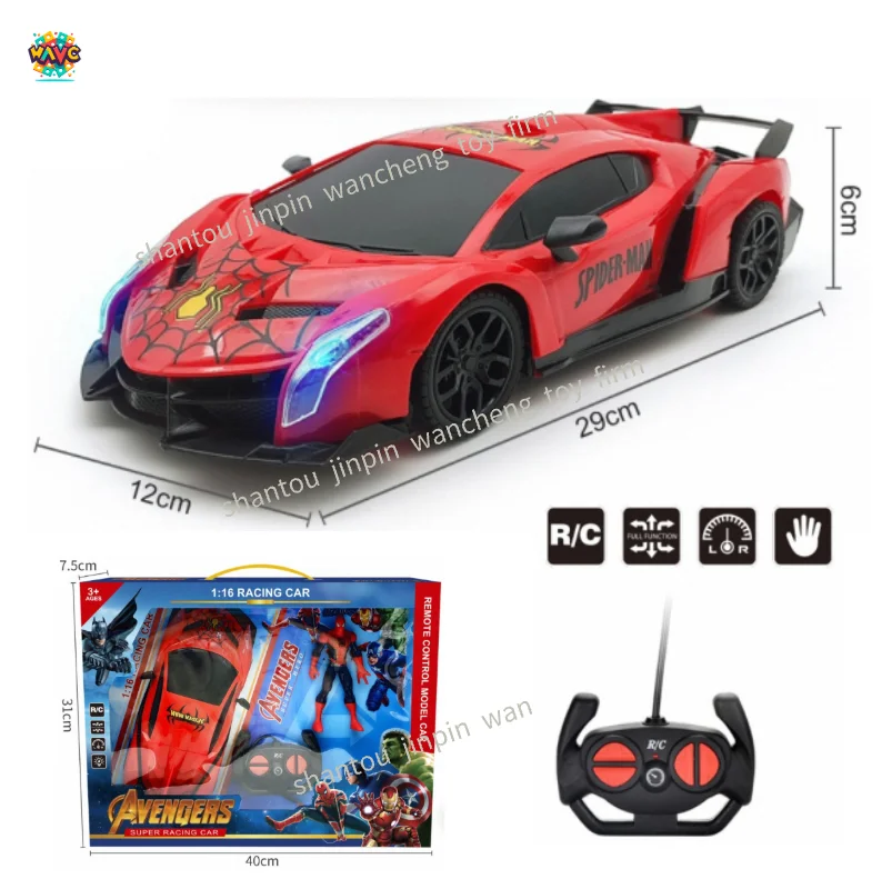 1:18 Five-way Remote Control Car Kids Toys Sports Car Children Toy RC Cars New 2023 Electric Plastic Window Box Colorful