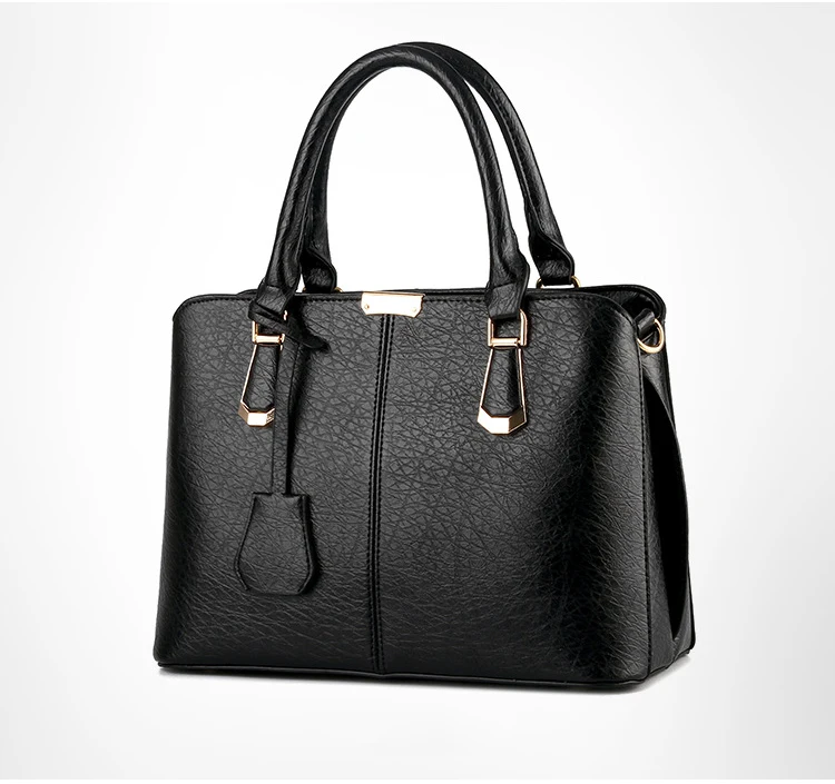 Hot sale claret color vintage wearable pu leather bags women handbags ladies China supplier