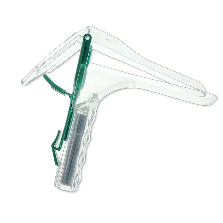 Sterile Plastic Disposable American Type Lit Vaginal Speculum with LED  light For Gynecological Examination