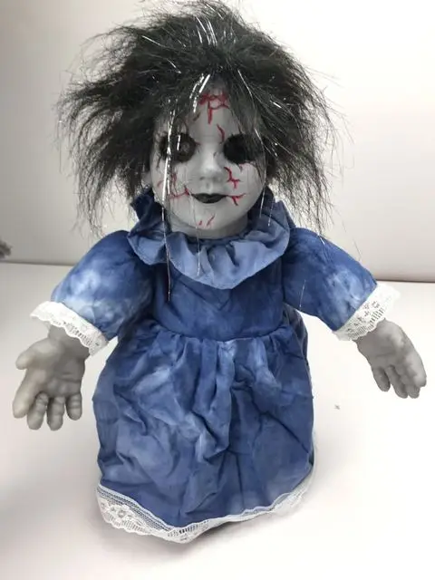 New Electric plush toys Christmas singing and dancing music flash trickster Ghost Halloween funny walking witch doll