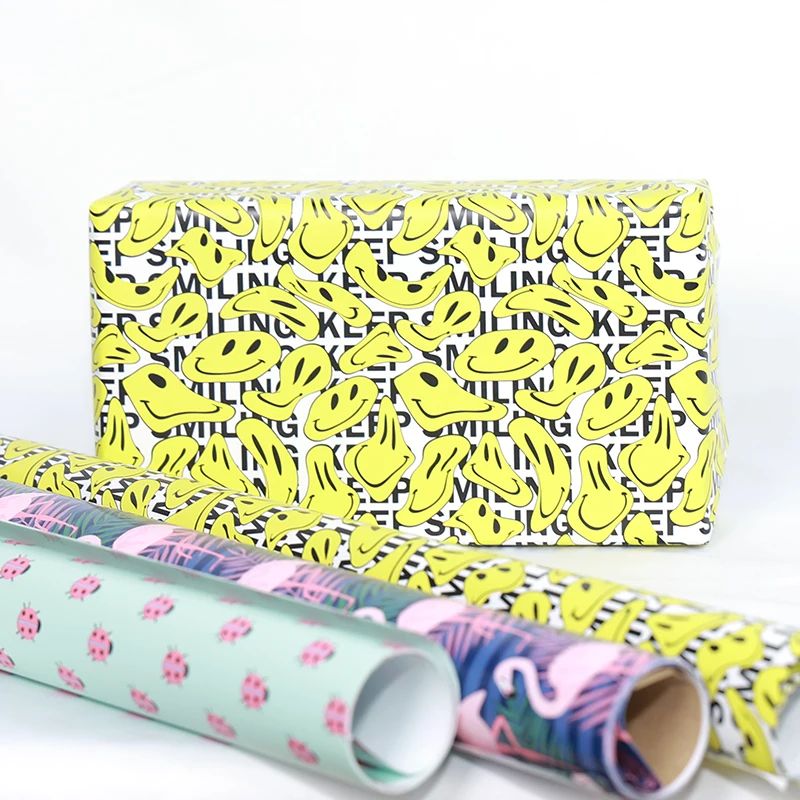 Fast Delivery Custom Wrapping Paper Cmyk Quality Tissue Paper for Packaging Wrapping Gift