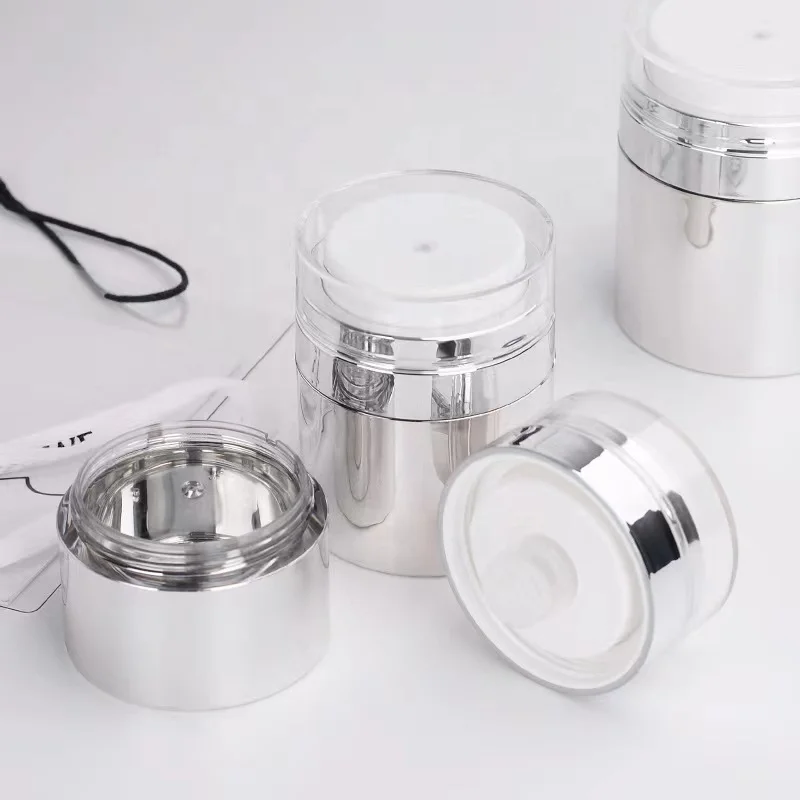 15g 30g 50g PCR cosmetic acrylic vacuum airless cream jar face skin care cream packaging