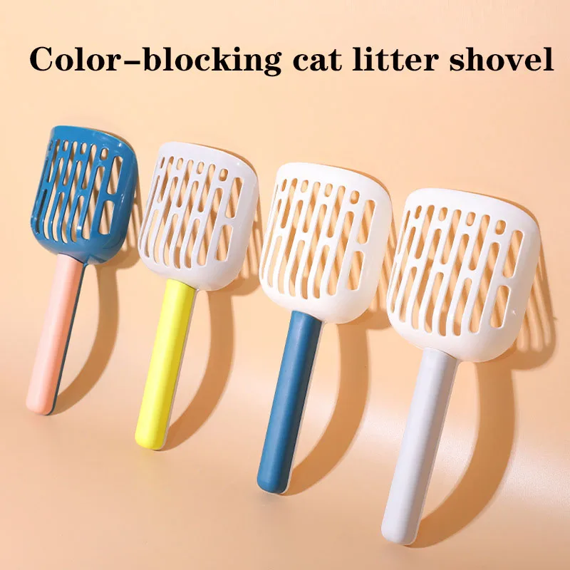 Xianchanpets Small Animal Cat Litter Shovel New Color Disposable Plastic Pet Cleaning Tool Scoop Cat Stool Poop Bag Cleaning