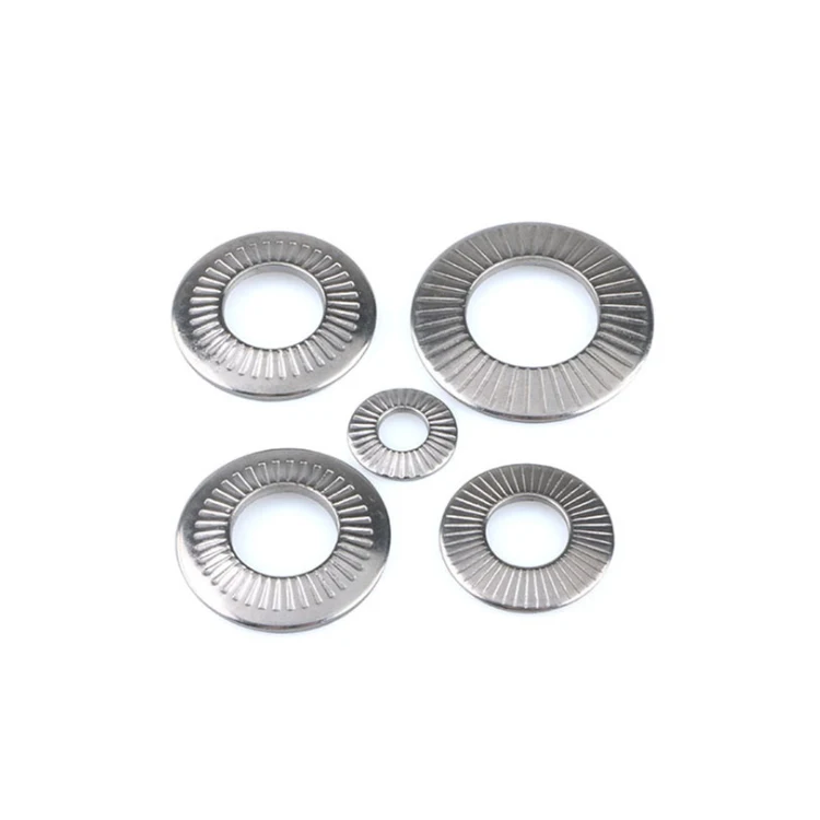 304 дисковые пружины из нержавеющей стали накатка DIN6796 коническая пружинная Стопорная шайба конические Belleville пружинные шайбы