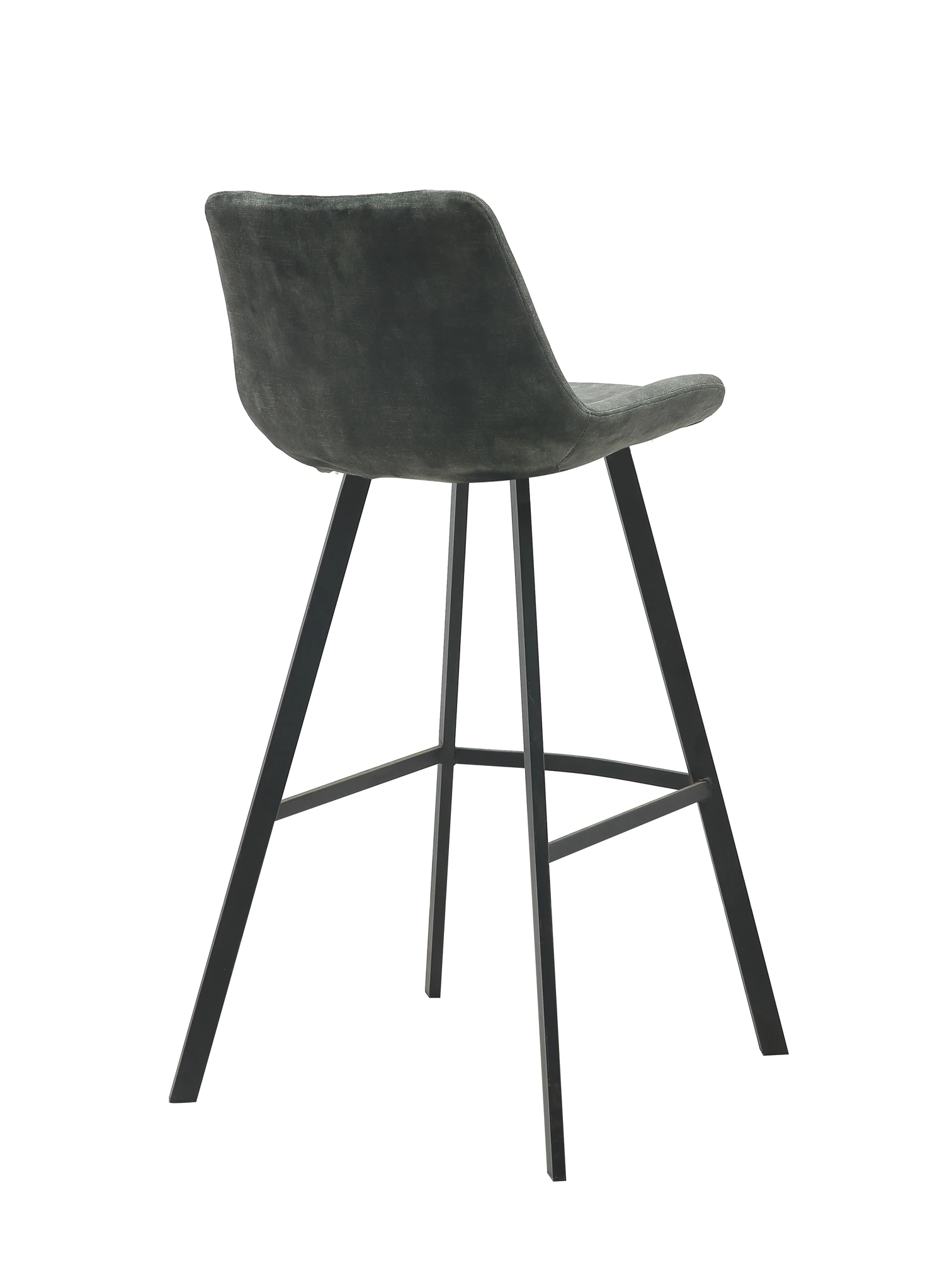 Оптовая продажа, роскошные бархатные стулья для барной стойки, стулья для барной стойки