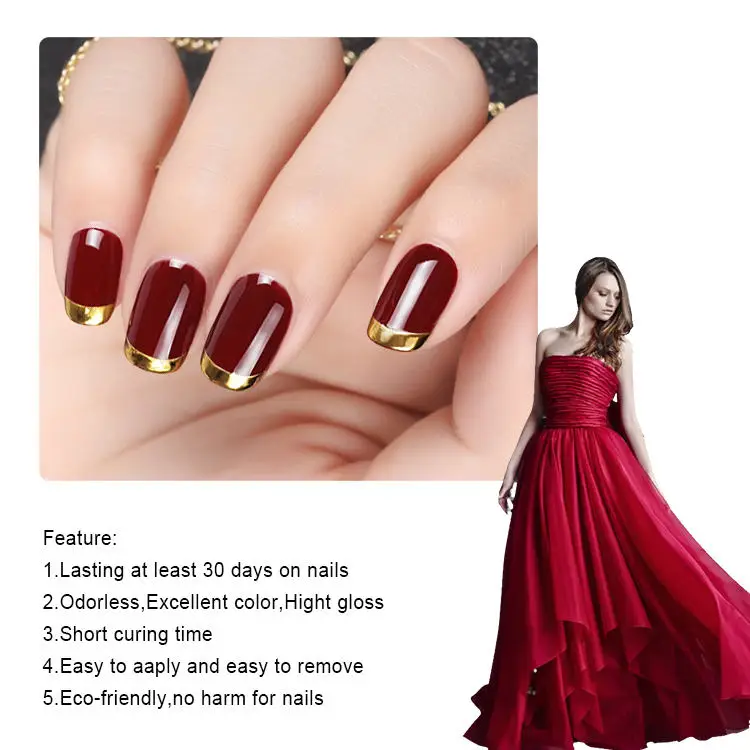 Amazon hot sale glitter environmental protection personificado glitter nails uv colors nail gel polish