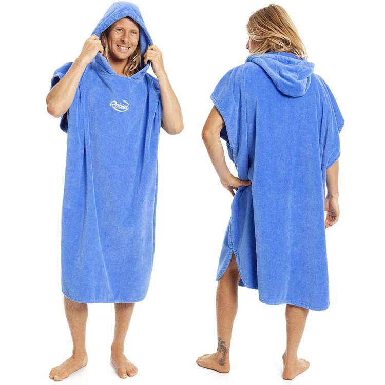 Пользовательское полотенце с капюшоном, пончо, узор, оптовая продажа, хлопковое махровое полотенце для серфинга, пончо