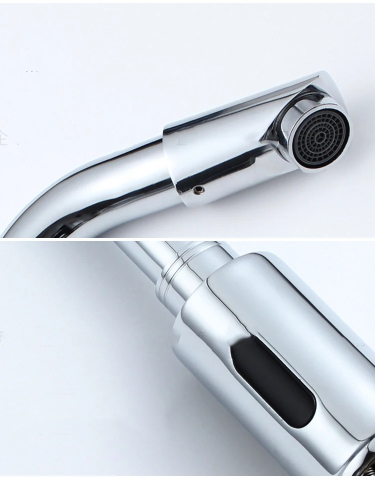 Factory Hot Sell 360 Degree Swivel Wash Tap Smart Automatic Sensor Mixer Basin and Kitchen Faucet