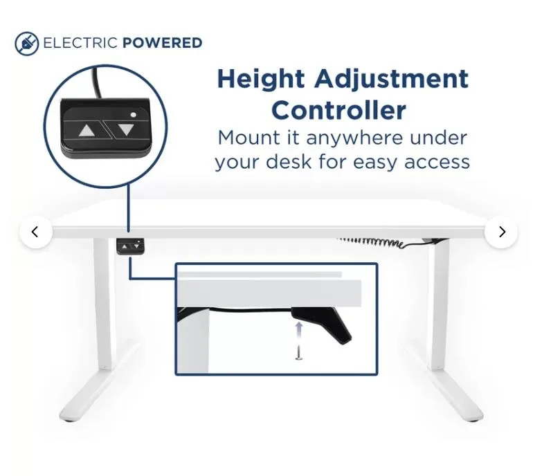 Electric Linear Actuator For Height Adjustable Desk Legs Single Motor Sit Stand Office Desk