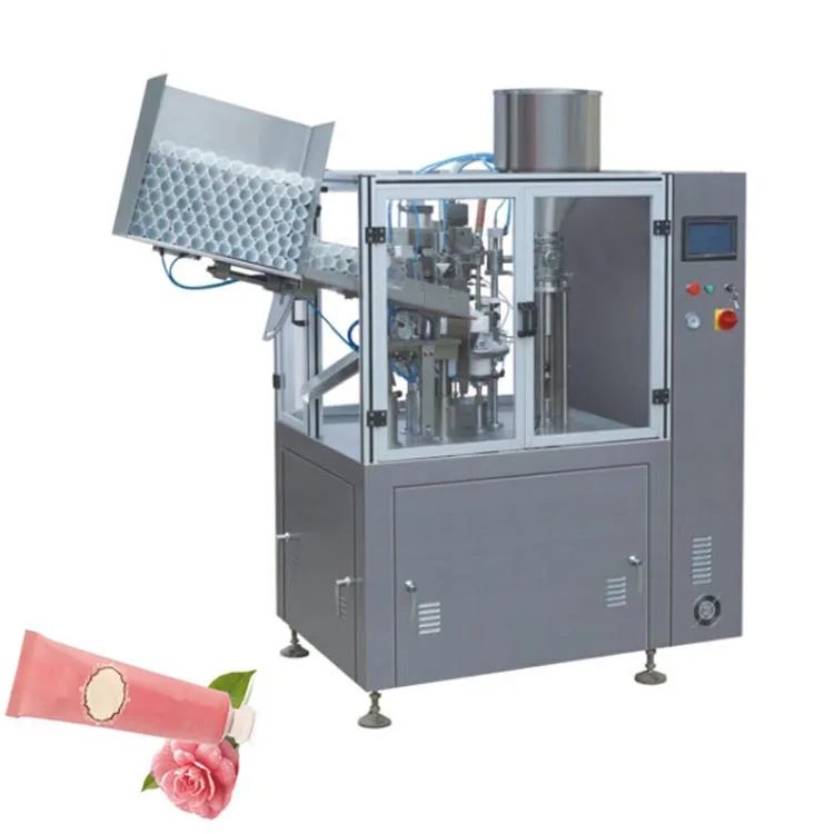 Автоматическая машина для розлива и запечатывания пластиковых труб, машина для розлива жидкой пасты с микшером