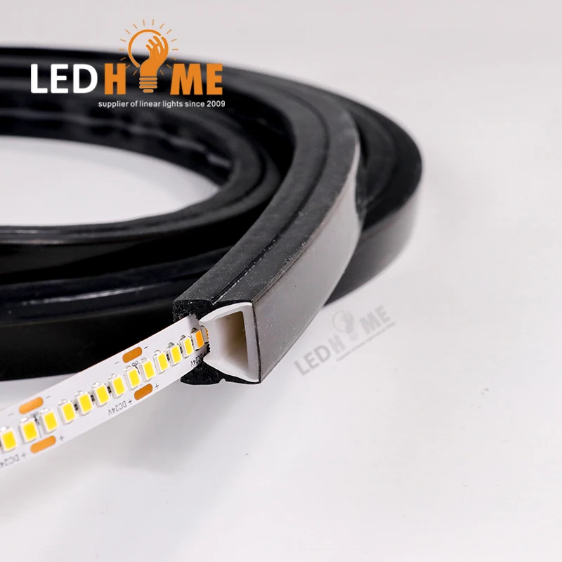 Black silicon RGB RGBWign light profile neon led flex for diyneon