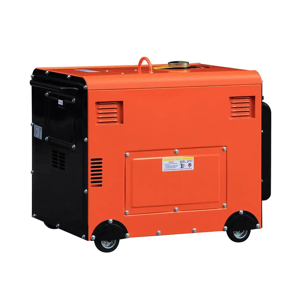  DG6500SE-5kw тихий портативный дизельный генератор с воздушным охлаждением для домашнего использования