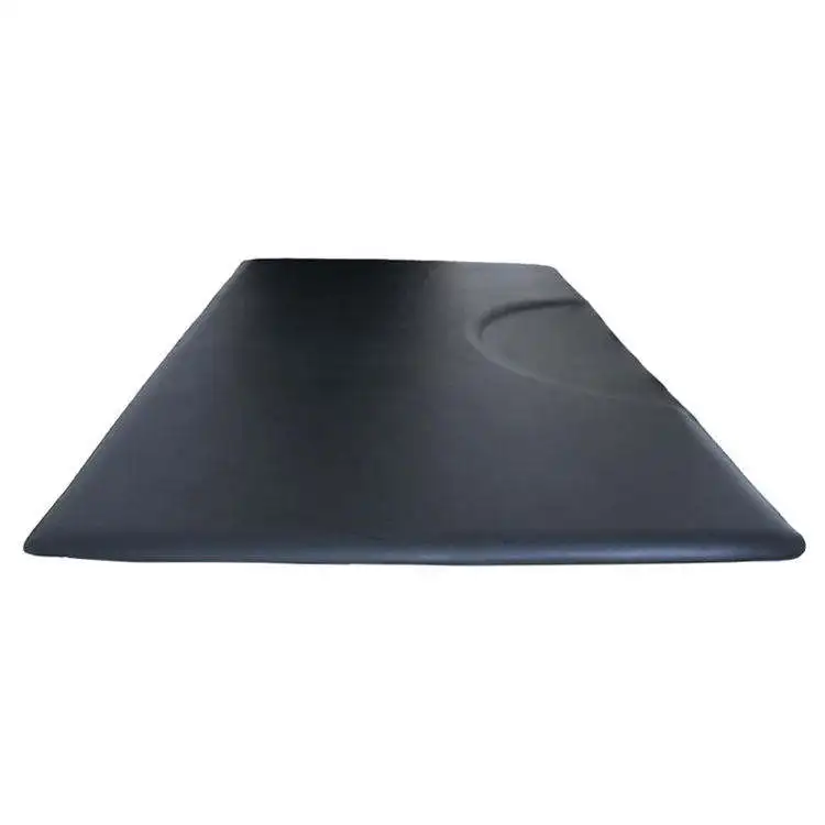 Customize Logo Pu Rubber Foam Barber Salon Floor Anti-Slip Anti Fatigue Chair Mat