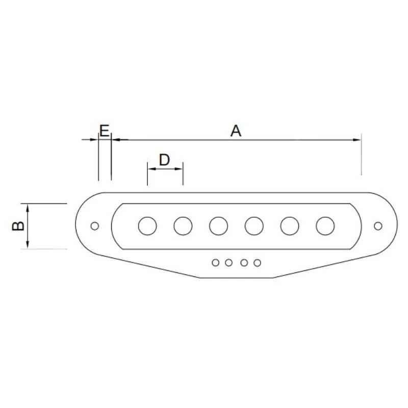 Mhta-G04 Fever Double-Layer Single Coil Series Double-Layer Noise Reduction  Electric Guitar Pickup