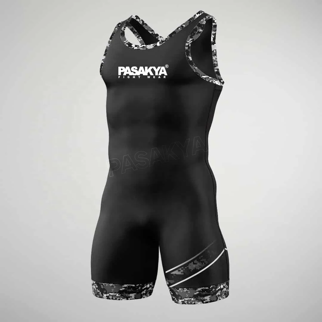 New Arrival Sublimation Spandex Wrestling Wear Mens Women Wrestling Singlet Cool Dry Customized