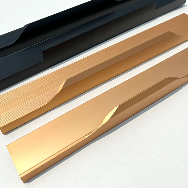 Furniture Decoration Wholesale Aluminum Frame Profiles Handle Profile For Cupboard Kitchen Cabinet Door Edges