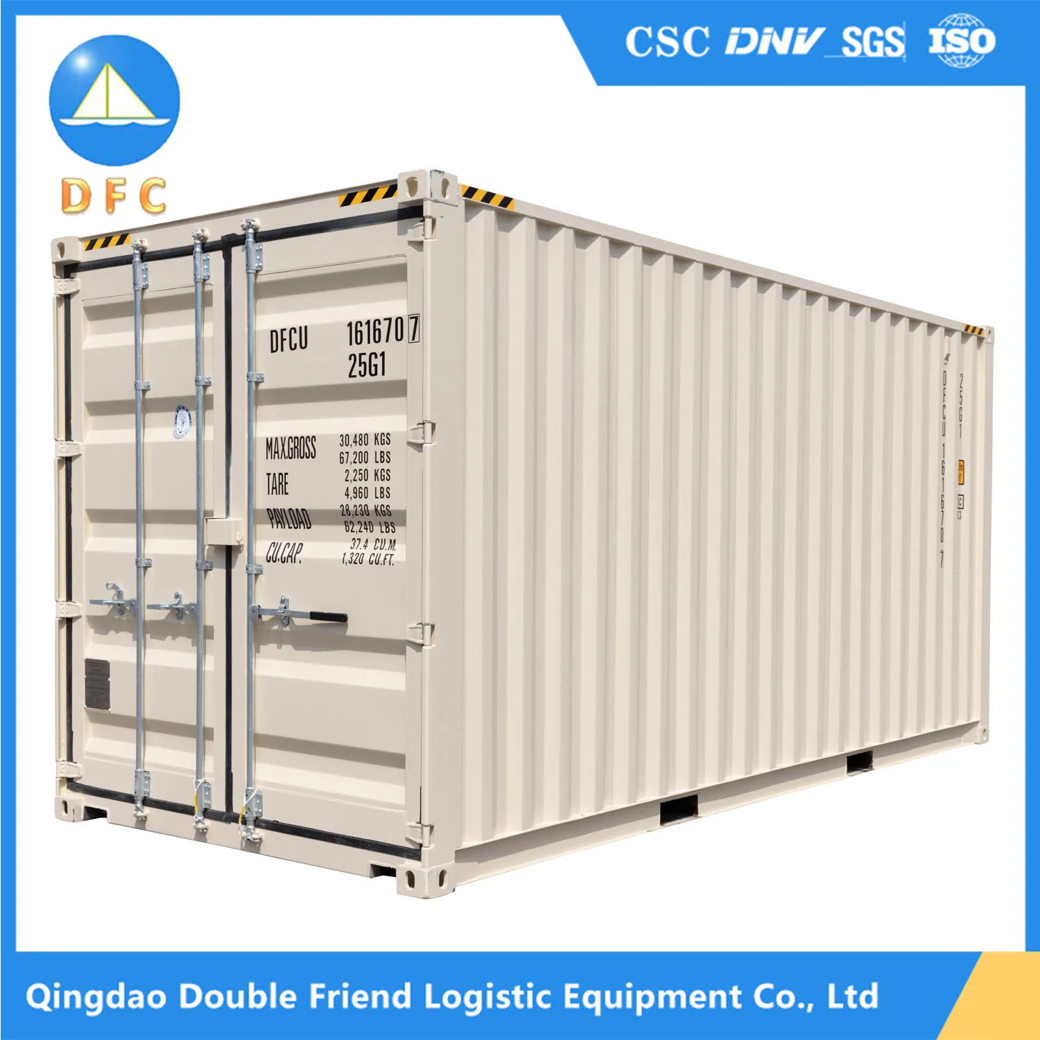 Manufacturer Well Made Optional Color Custom Logo High Cube Sea Freight Container