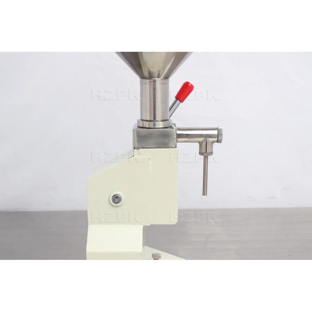 hzpk A03 manual piston 10ml vial flacon attar lipstick filling machinery liquid small