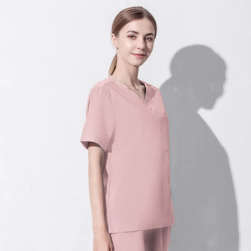 Women and Man Jogger Medical Nursing Scrubs Uniforms Sets Wholesale Doctors and Nurses Female
