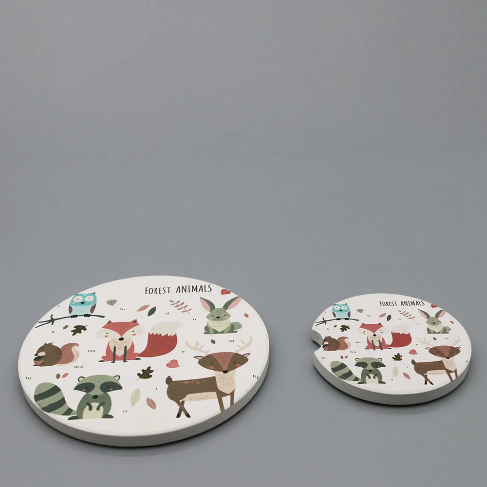 Подставки для напитков с держателем, керамические подставки для напитков для защиты стола