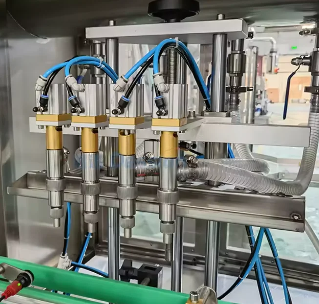 Fully Automatic 6000 Bottles Per Hour Filling Production Line Shampoo Viscous Liquids Customizable Core Engine PLC Made China