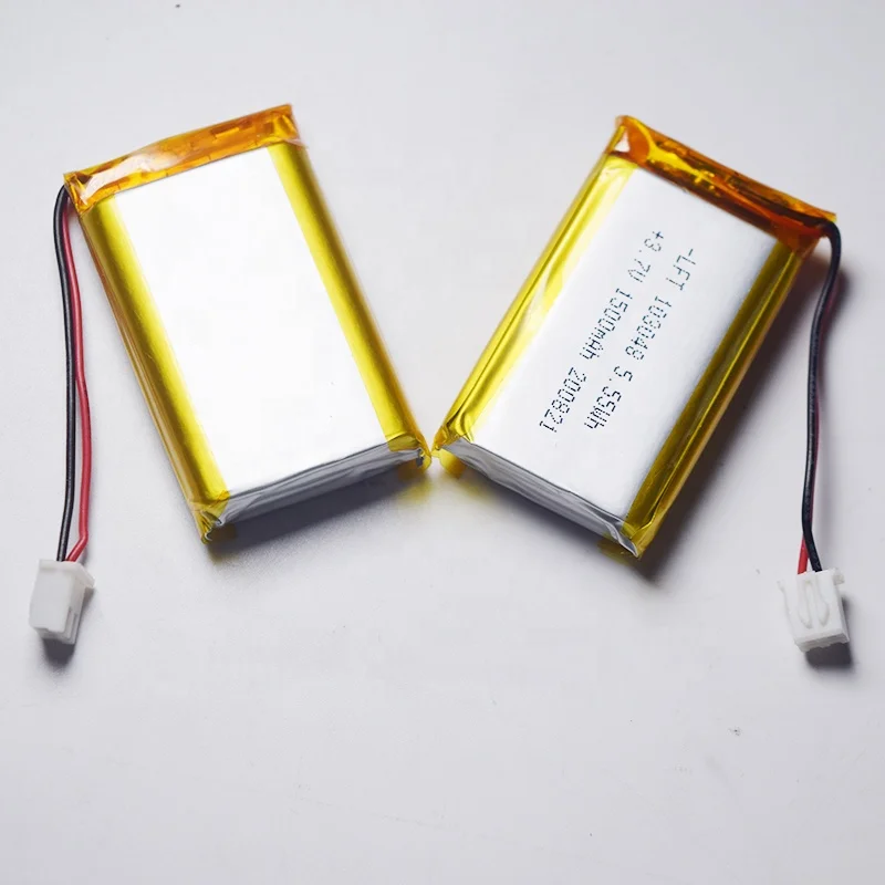 Factory price Top selling 603048 703048 803048 103048 3.7v 1500mAh rechargeable lipo battery for automobile data recorder