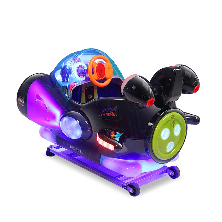Indoor amusement park swing shopping mall Coin Operated Electric Kiddie Fiberglass ride on car game machine