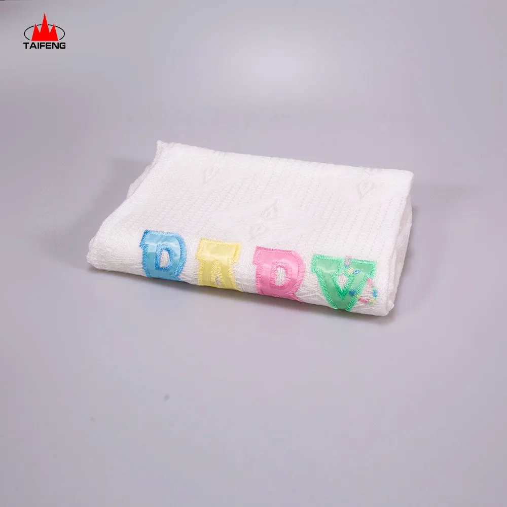 Embroidered baby shawls 100% polyester baby swaddle blanket