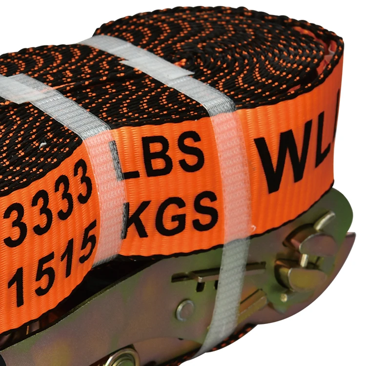 Ratchet Tie Down Car Truck Binding Cargo Lashing Belt Ratchet Tie Down Strap