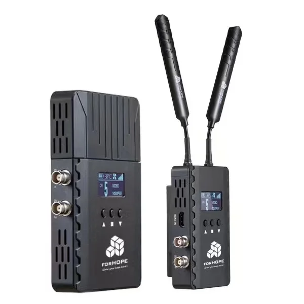 Forhope DM1000 No Latency Wireless Transmission System 500m Dual SDI Video Transmitter Receiver Kit TX & RX