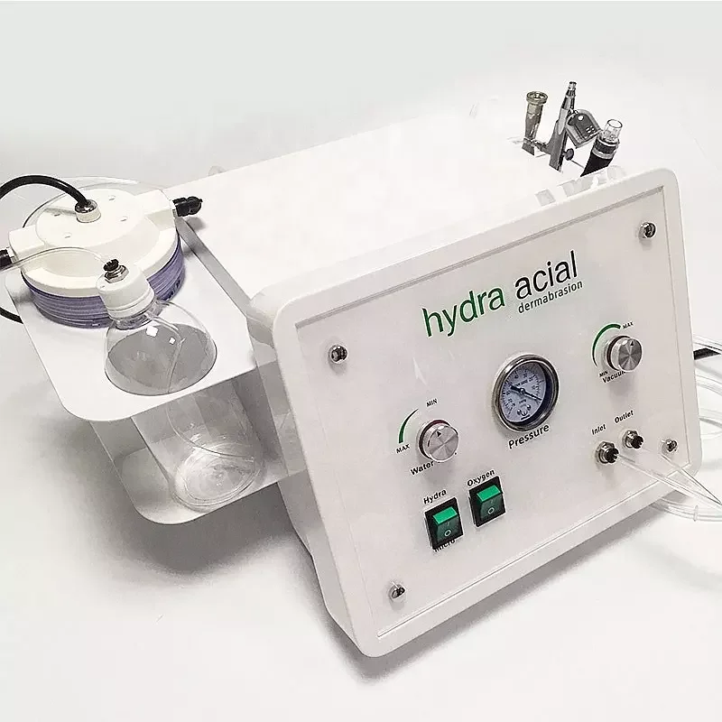 3 In 1 Hydra Peel Facial Dermabrasion Machine / Microdermabrasion Facial Diamond Peeling Machine